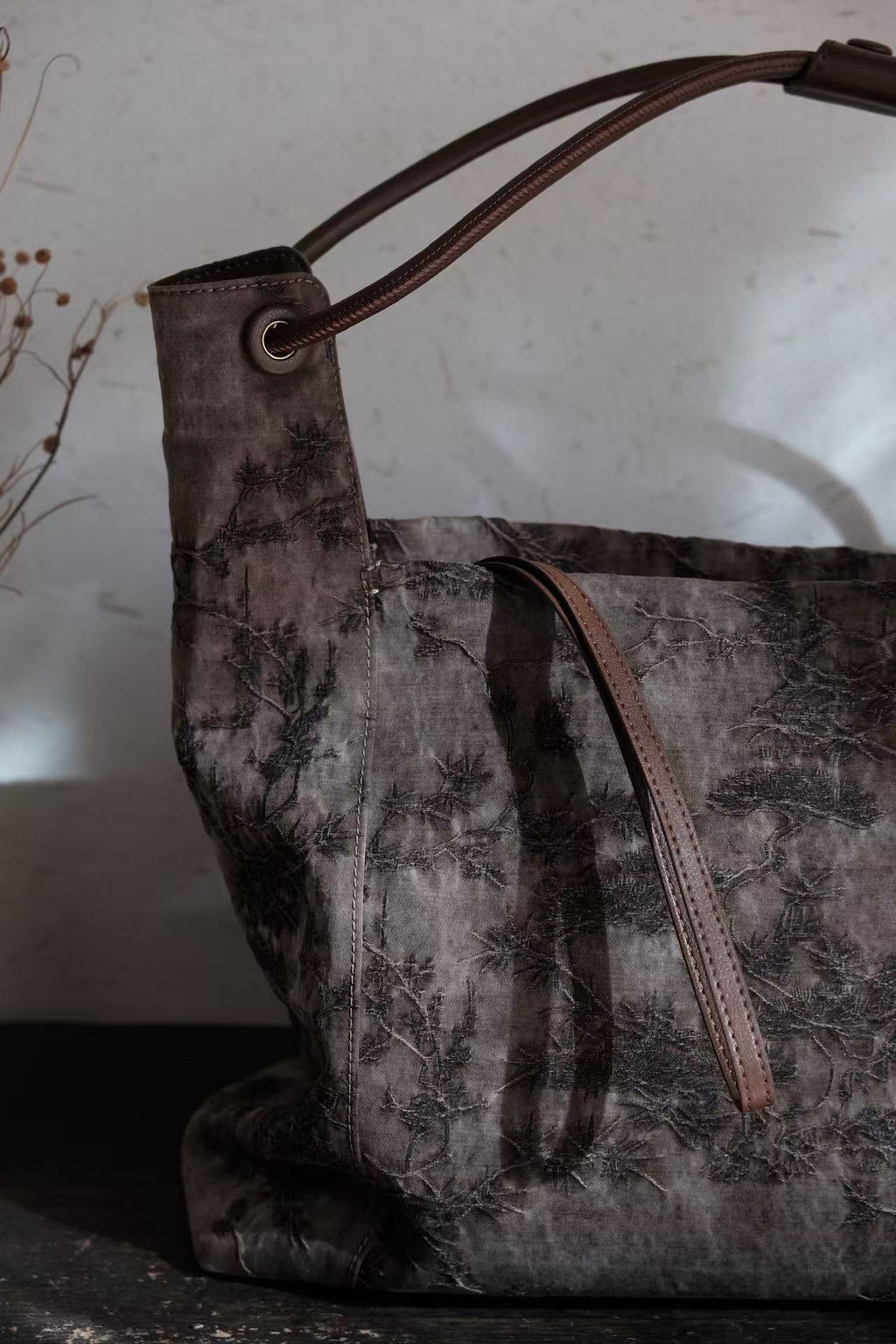 Briar Loop handmade Xiangyunsha silk leather handbag collection