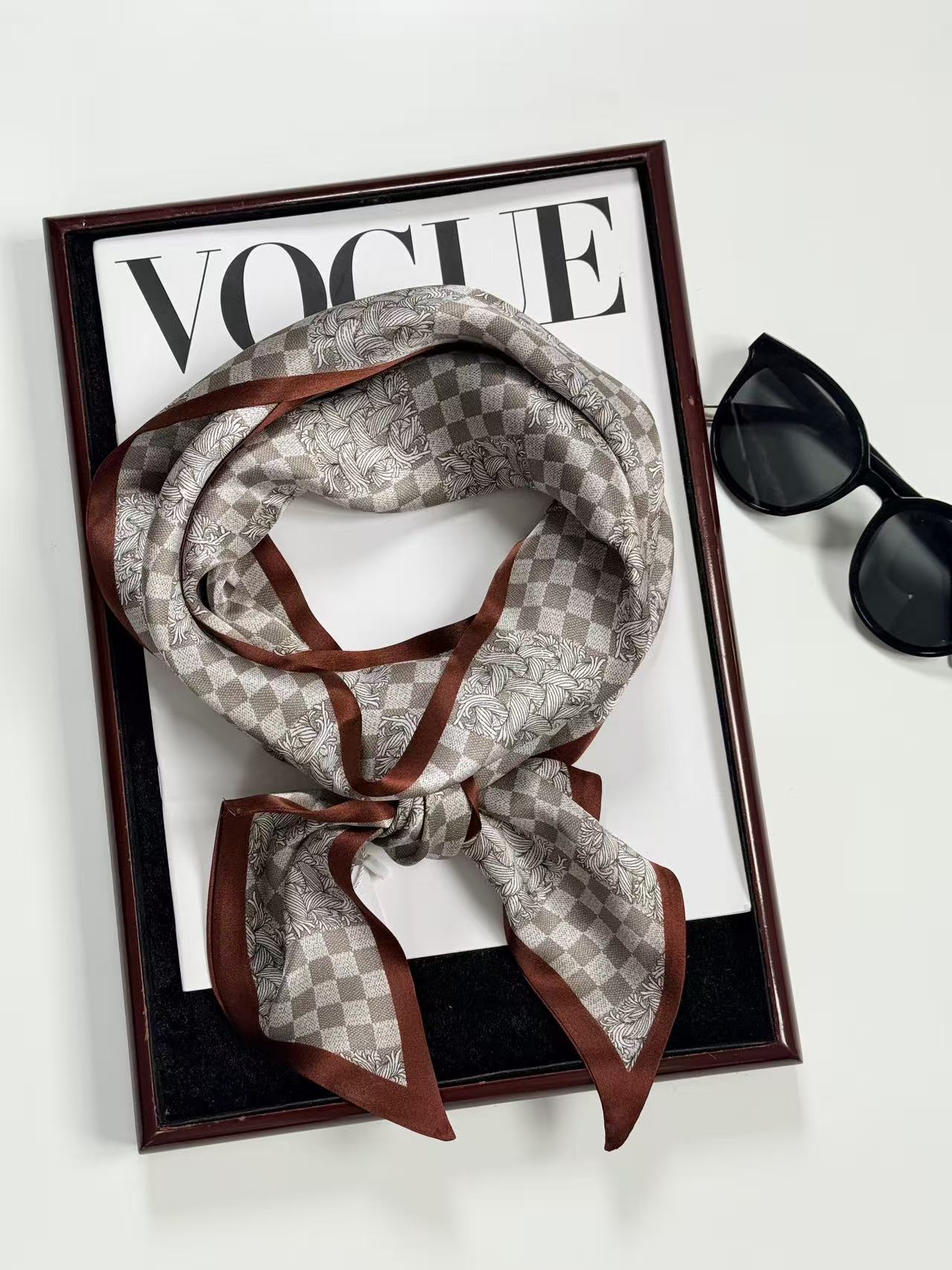 Limited edition silk scarf with unique design
