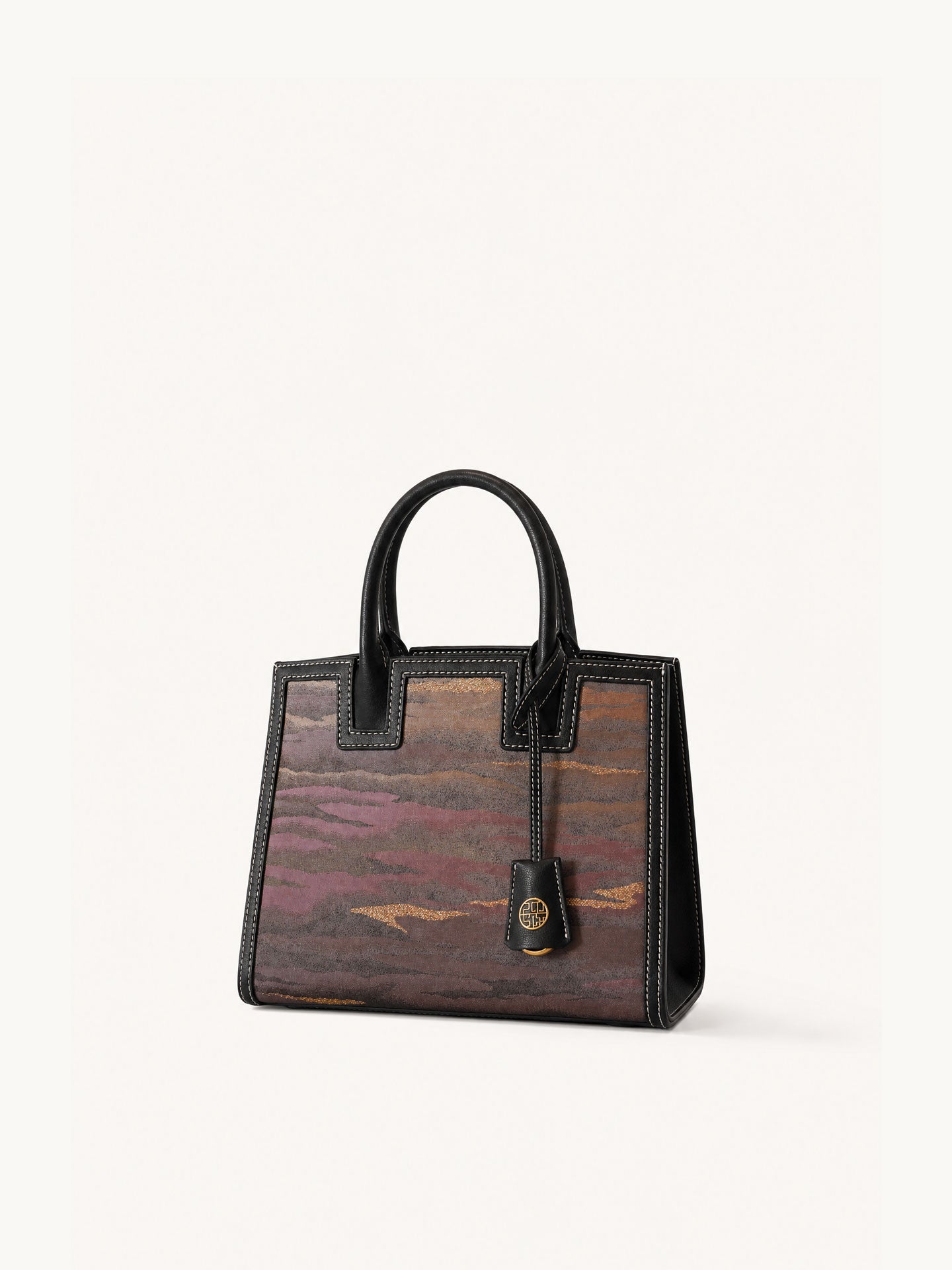 Nishijin silk evening handbag with timeless Japanese elegance
