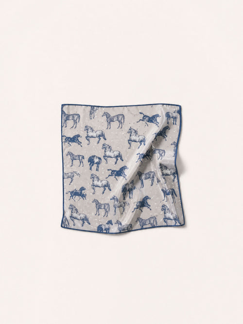 Oriental style silk scarf with timeless elegance