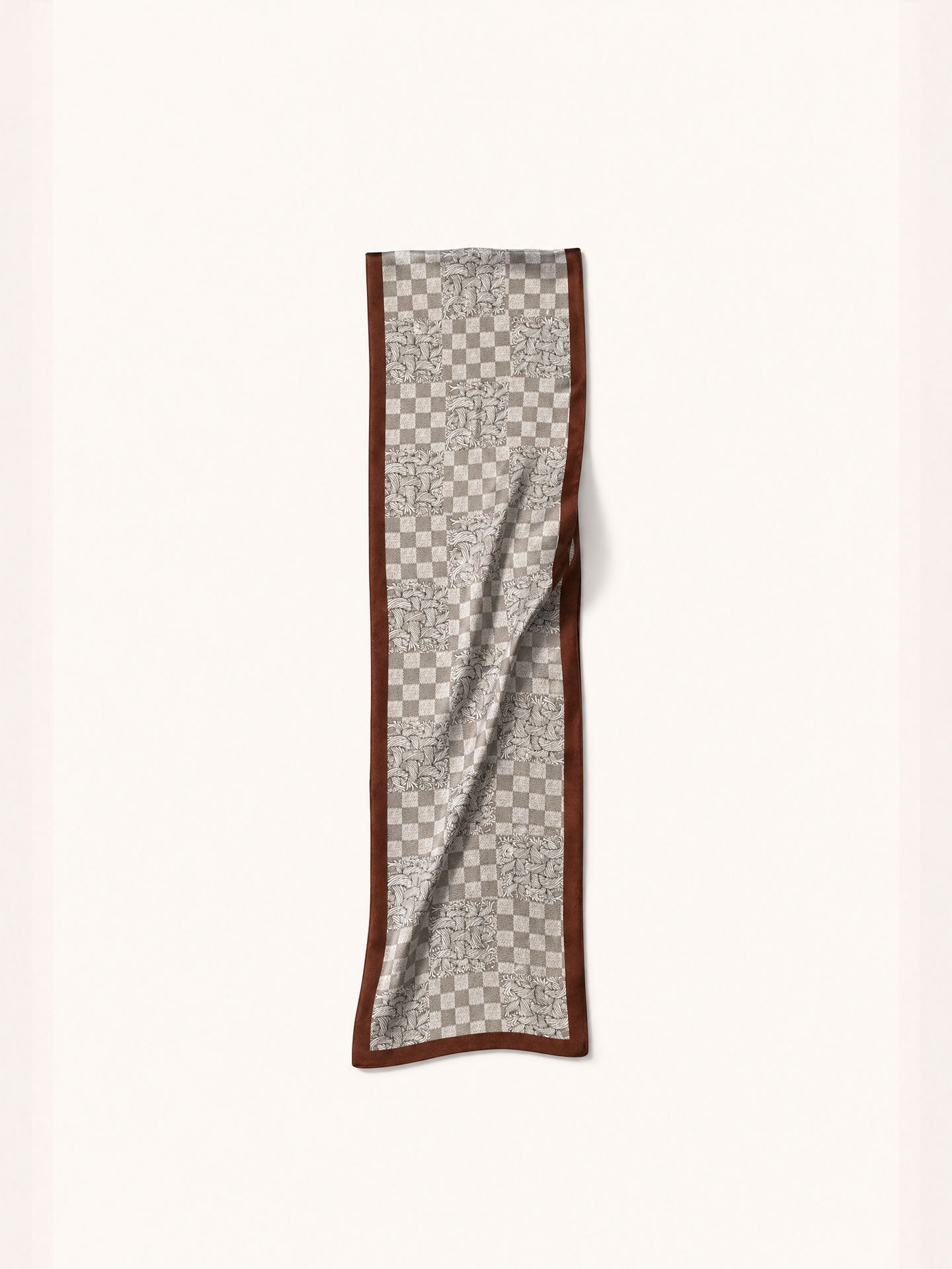 Elegant silk scarf with timeless luxury style