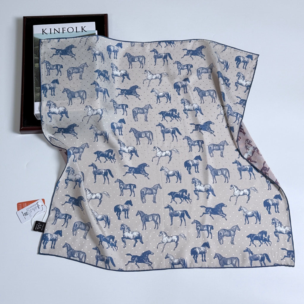 Silk scarf fashion accessory with luxury style