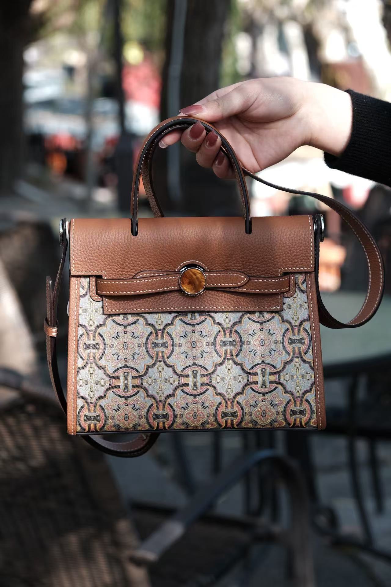 Premium Songjin silk purse with artisan craftsmanship